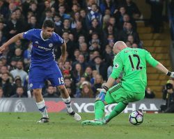 Diego Costa ghi bàn mở tỷ số cho Chelsea