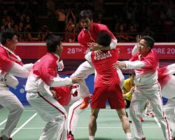 Chung kết môn cầu lông đồng đội nam Seagames 28: Thái Lan vs Indonesia
