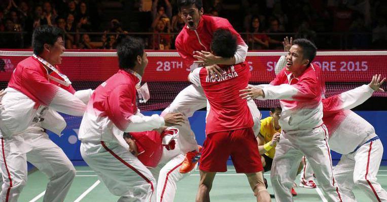 Chung kết môn cầu lông đồng đội nam Seagames 28: Thái Lan vs Indonesia