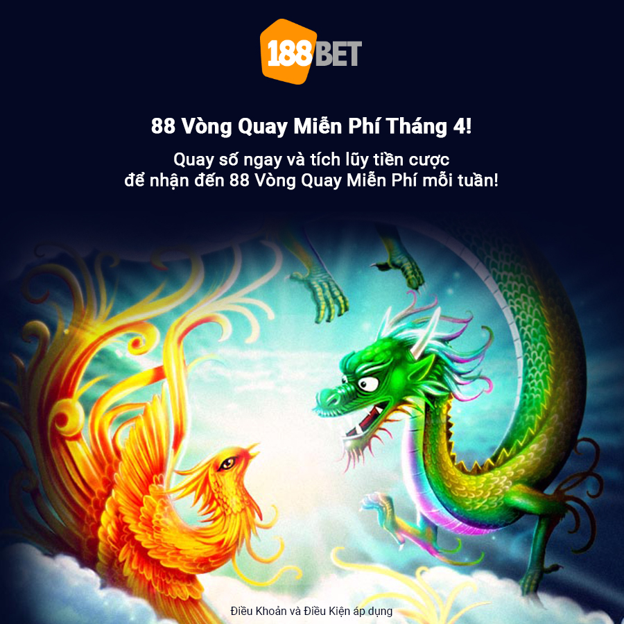 Casino quay số tại 188BET