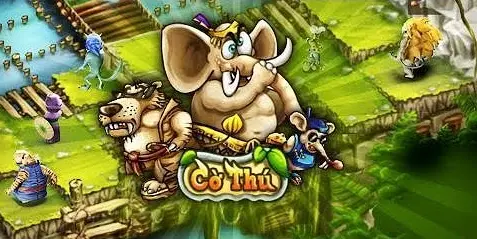 Bàn cờ của trò chơi cờ thú rất sống động với các loại động vật Bàn cờ thú 188bet