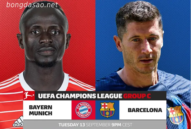 Kèo xiên 14/9 Bayern Munich vs Barcelona, Champions League Soi kèo xiên ngày 14/9 Bayern Munich vs Barcelona, Champions League