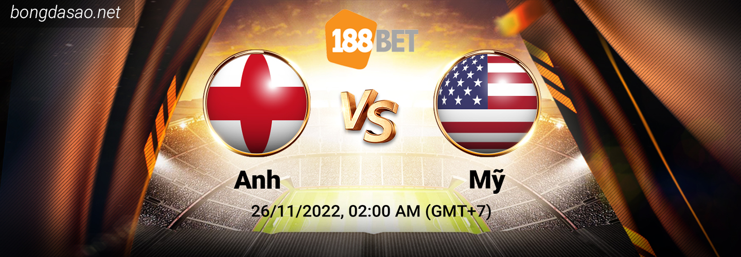 Soi kèo xiên ngày 26/11/2022 Anh vs Mỹ, World Cup 2022
