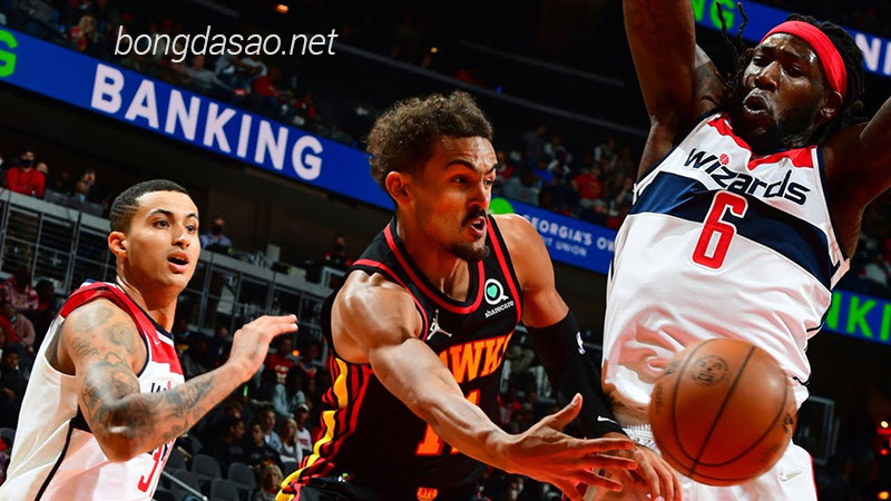 Trong khi Hawks đang bay rất cao thì Wizards lại khá chật vật và họ đang đứng trước nguy cơ bị đá ra khỏi top 10 Soi kèo bóng rổ Atlanta Hawks vs Washington Wizards 1:3