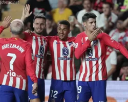 Kết quả bóng đá 29/08: Atletico Madrid có chiến thắng lịch sử trên sân Vallecano
