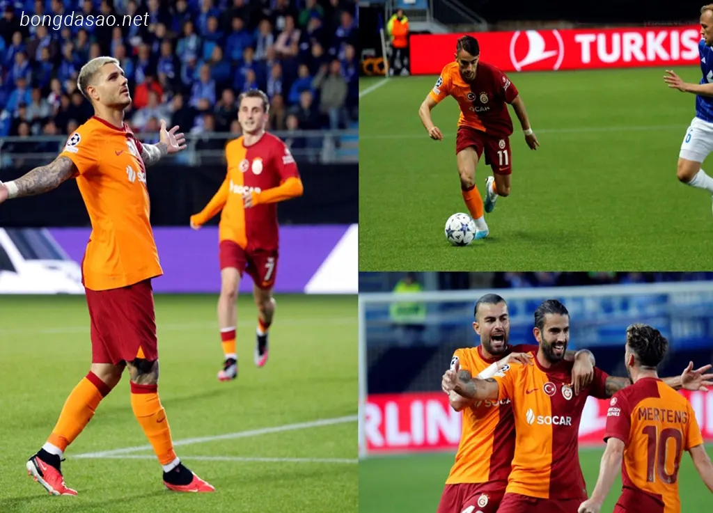 Kết quả bóng đá 24/08: Molde 2-3 Galatasaray
