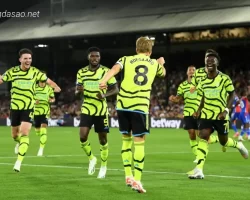 Kết quả Crystal Palace vs Arsenal: Pháo Thủ thắng vất vả