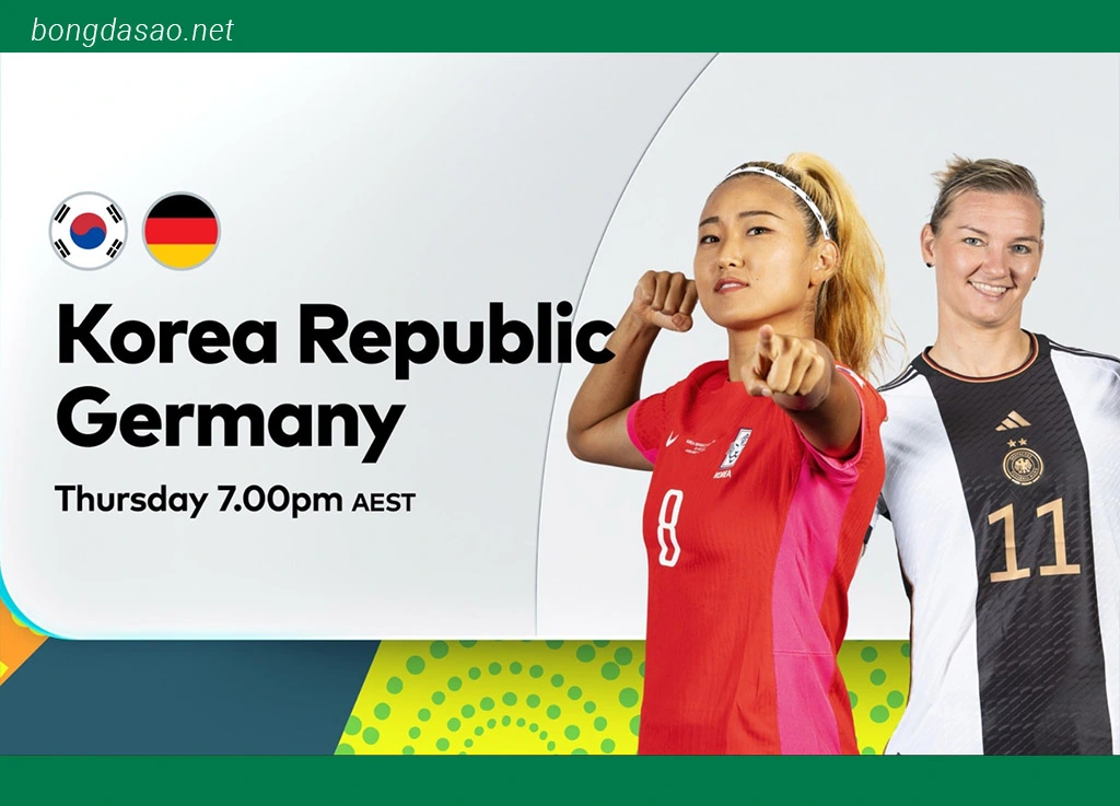 Soi kèo xiên ngày 03/08 Nữ Hàn Quốc vs Nữ Đức, World Cup nữ 2023
