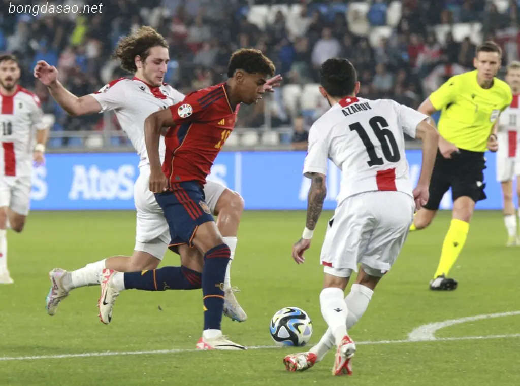 Kết quả bóng đá 09/09: Georgia 1-7 Tây Ban Nha