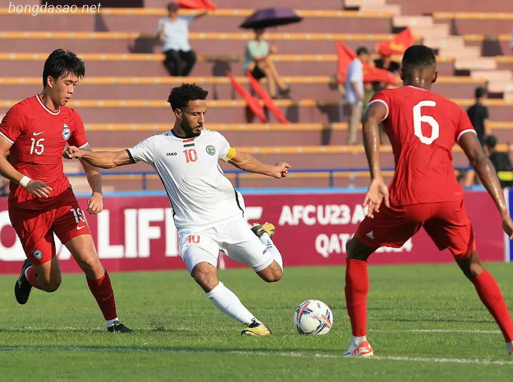 Kết quả bóng đá U23 Châu Á: U23 Singapore 0 – 3 U23 Yemen