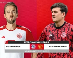 Soi kèo xiên 21/09 FC Bayern Munich vs Man United, UCL