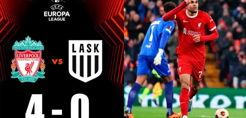 Kết quả bóng đá ngày 01/12: LFC Liverpool đại thắng LASK