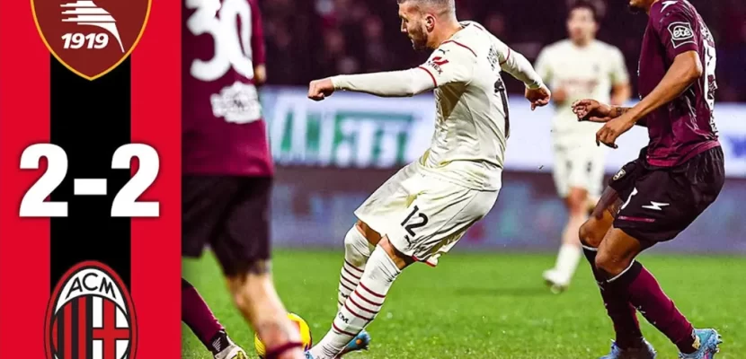Kết quả bóng đá ngày 23/12: Salernitana cầm chân AC Milan