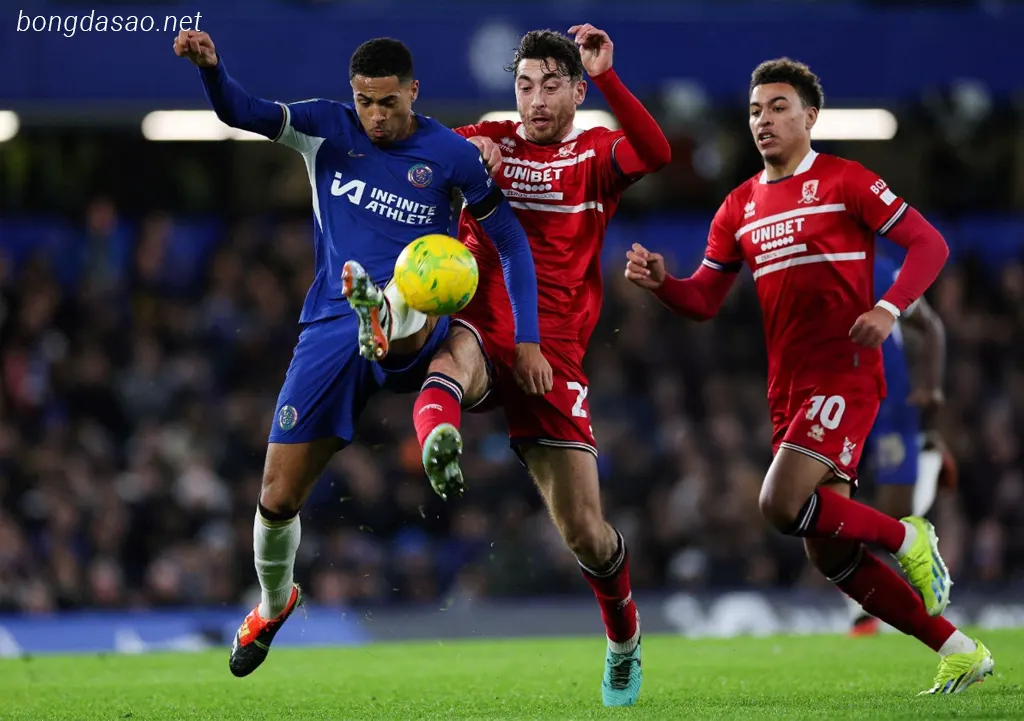 Kết quả bóng đá ngày 24/01: Chelsea vùi dập Middlesbrough
