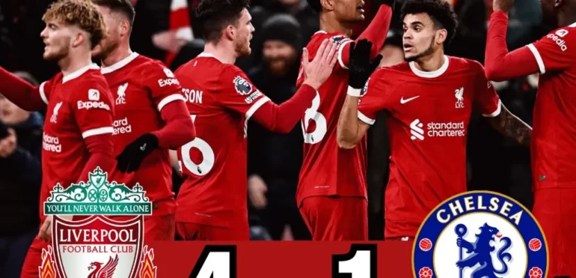 Kết quả bóng đá ngày 01/02: LFC Liverpool vùi dập Chelsea
