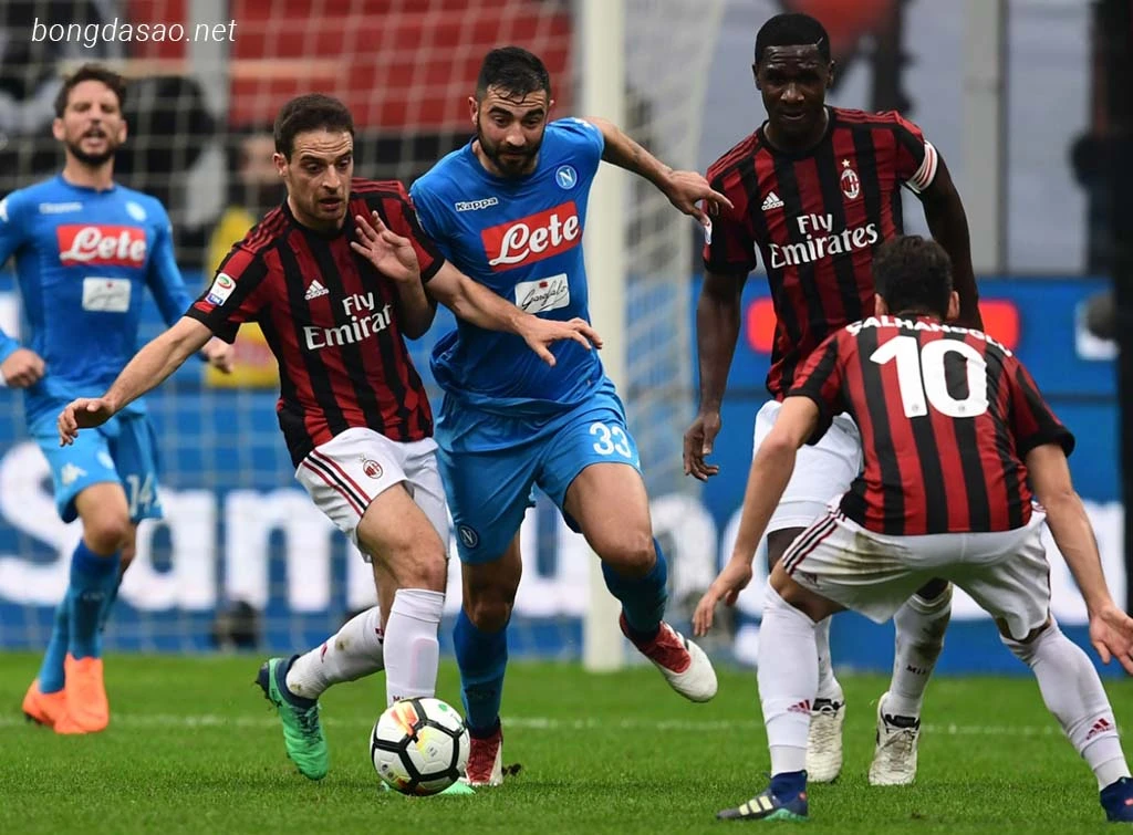 Soi kèo xiên 12/02 AC Milan vs Napoli, Serie A