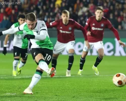 Kết quả bóng đá 08/03: Sparta Praha vs LFC Liverpool