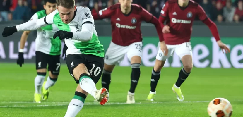 Kết quả bóng đá 08/03: Sparta Praha vs LFC Liverpool