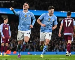 Kết quả bóng đá 04/04: Foden nhấn chìm Aston Villa