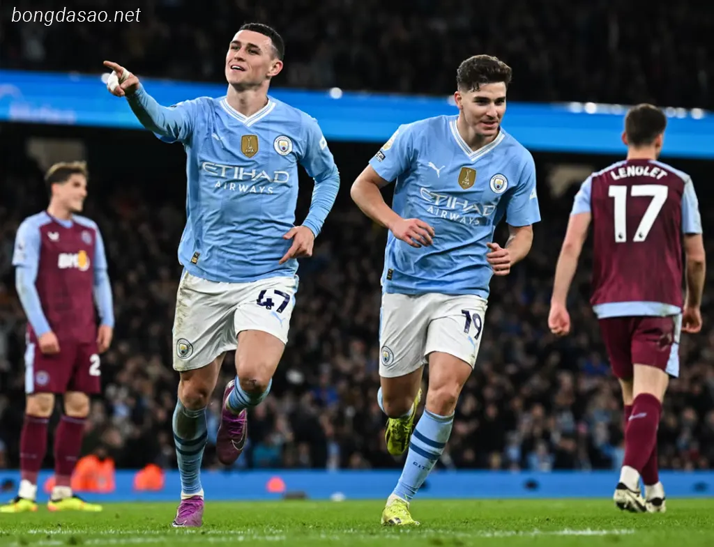 Kết quả bóng đá 04/04: Foden nhấn chìm Aston Villa