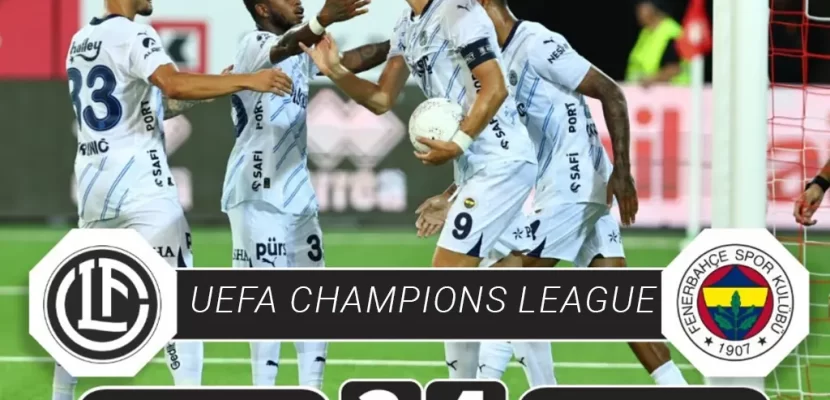Kết quả Bóng đá ngày 24/07: Fenerbahce thắng nhọc Lugano
