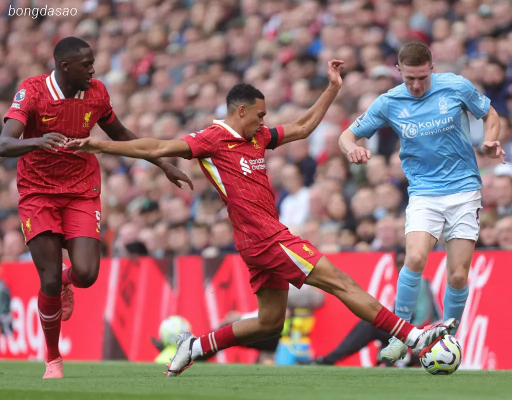 Kết quả vòng 4 Premier League: LFC Liverpool vs Nottingham Forest
