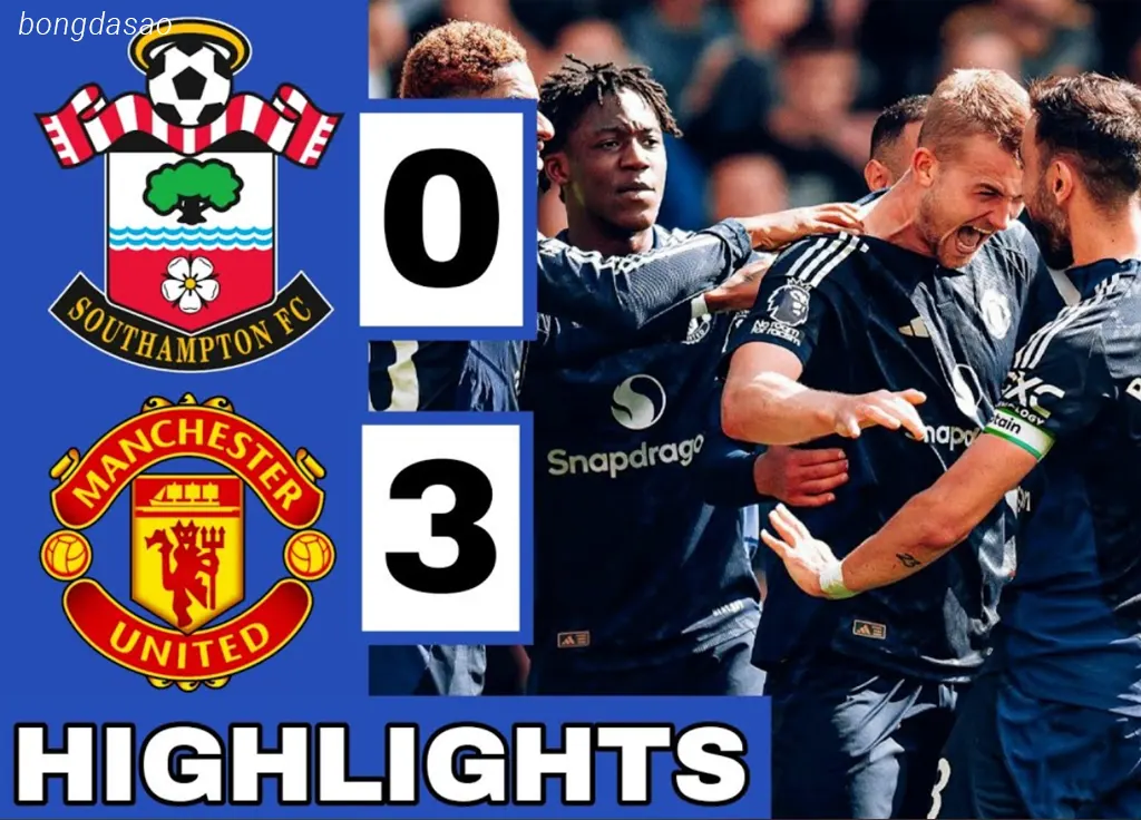 Kết quả vòng 4 Premier League: Man United đè bẹp Southampton