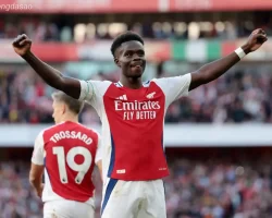 Kết quả bóng đá ngày 05/10: Arsenal bay cao nhờ Saka