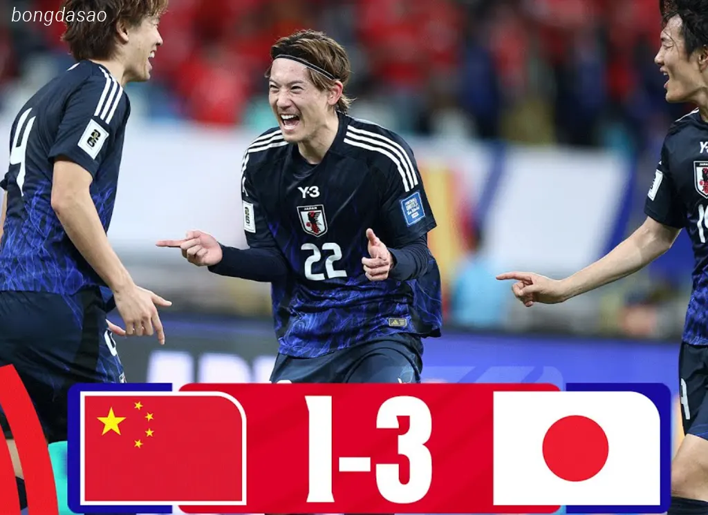 Kết quả bóng đá 19/11: Trung Quốc vs Nhật Bản