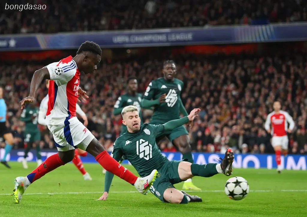 Kết quả bóng đá 12/12: Arsenal vs Monaco