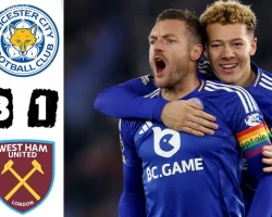 Kết quả bóng đá Anh ngày 04/12: Leicester City đại thắng West Ham