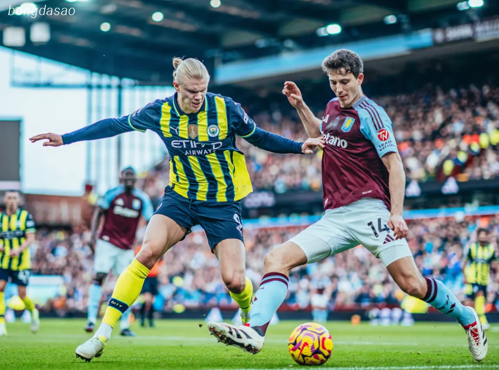 Kết quả vòng 17 Premier League: Aston Villa vs Man City