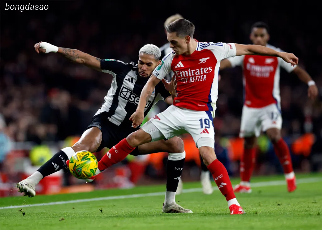 Kết quả bóng đá 08/01: Arsenal vs Newcastle