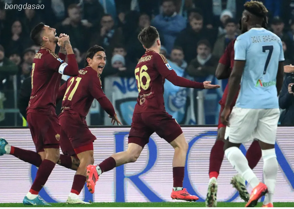Kết quả vòng 19 Serie A: AS Roma vs Lazio