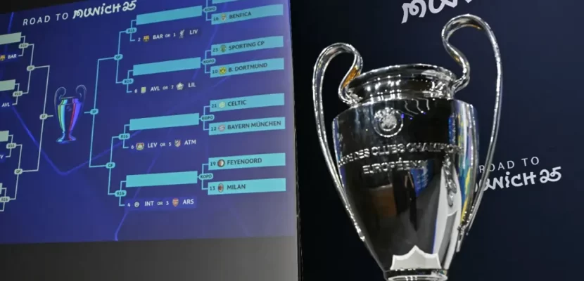 Tổng hợp kết quả bốc thăm vòng 1/8 Champions League 2024/25