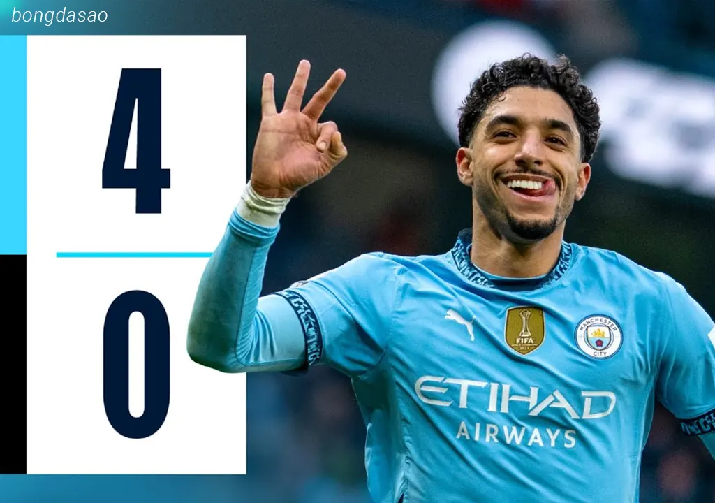 Kết quả bóng đá ngày 15/02: Man City nghiền nát Newcastle 