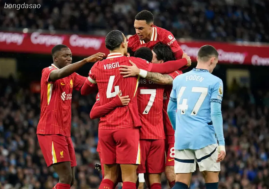 Kết quả bóng đá ngày 23/02: Liverpool đánh sập Etihad