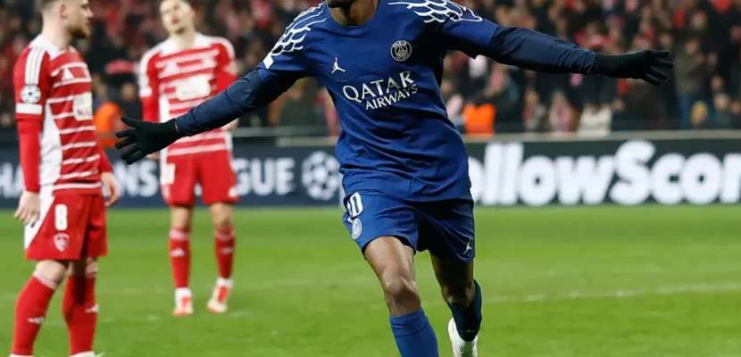 Kết quả lượt đi play-off Champions League: PSG hủy diệt Brest
