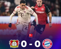 Kết quả vòng 22 Bundesliga: Levekusen chia điểm của Bayern