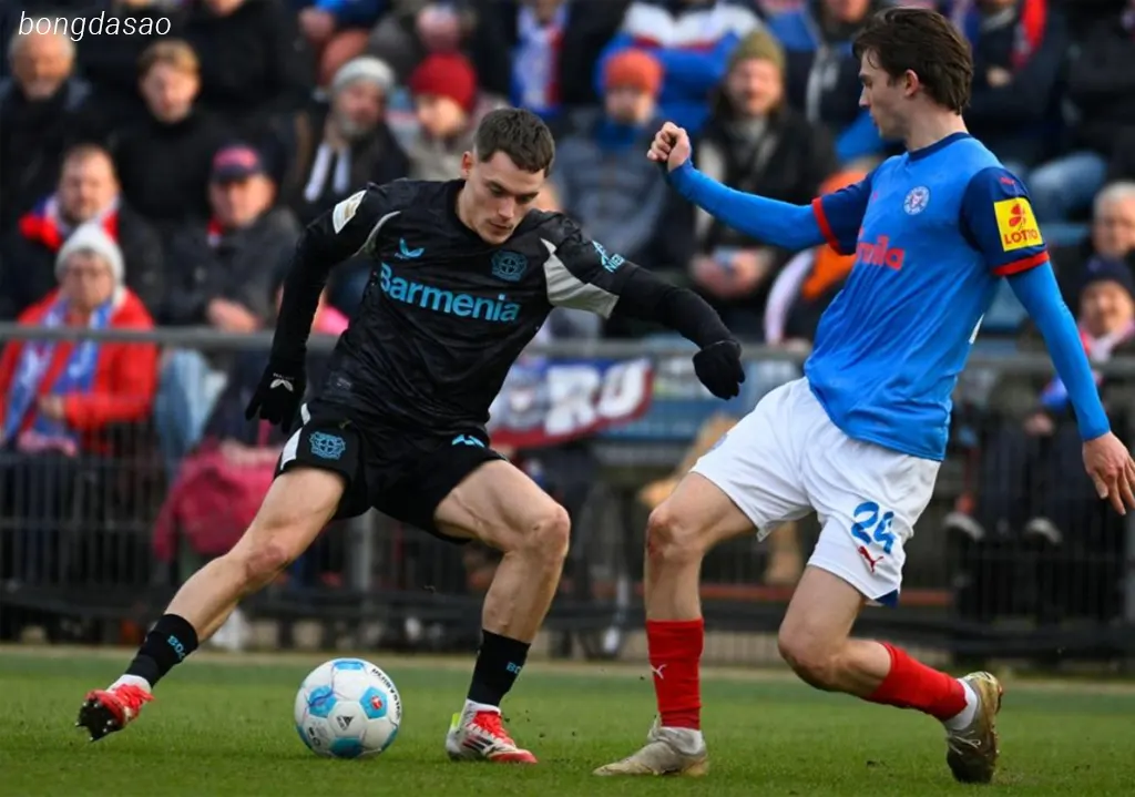 Kết quả vòng 23 Bundesliga: Holstein Kiel vs Leverkusen
