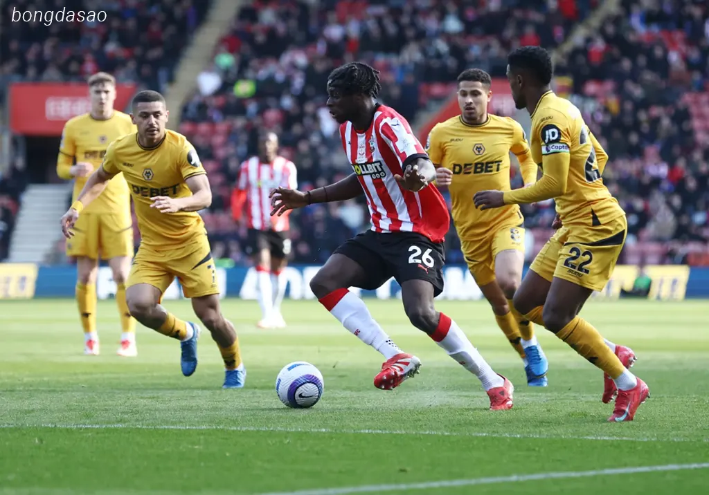 Kết quả bóng đá ngày 15/03: Southampton vs Wolves
