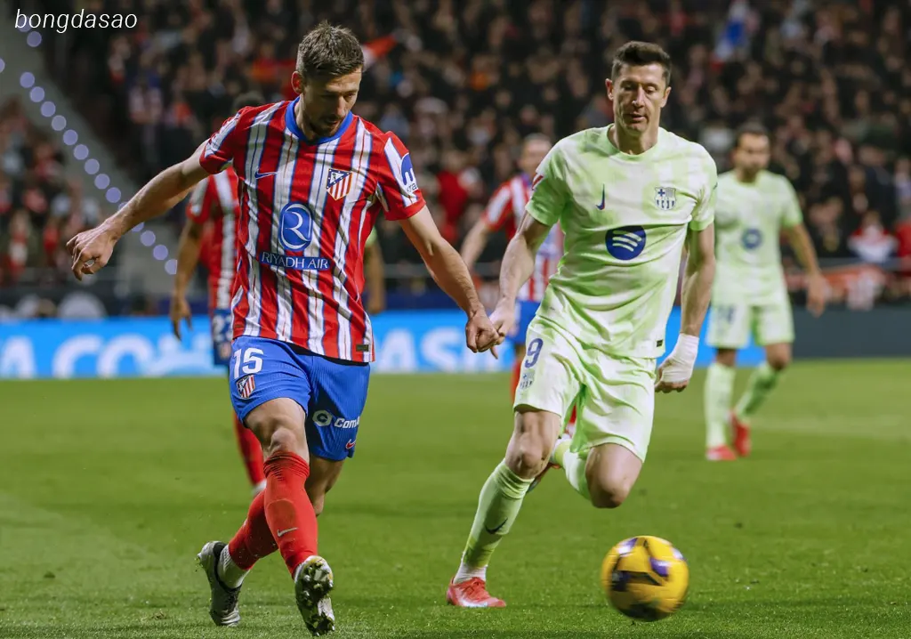 Kết quả vòng 28 La Liga: Atletico Madrid vs Barcelona