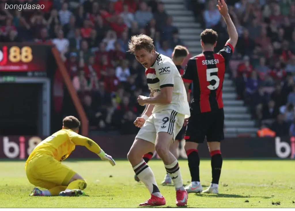 Kết quả bóng đá ngày 27/04: Bournemouth vs Man United