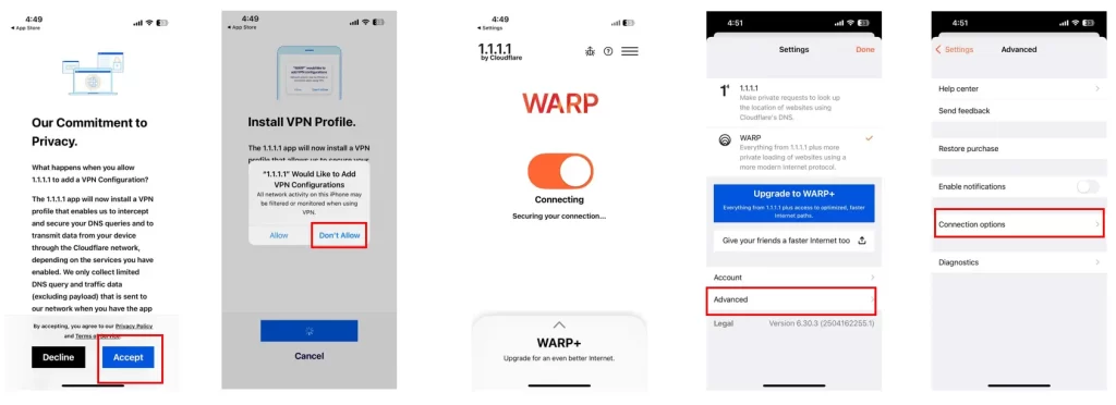 Cài đặt VPN 1.1.1.1 dễ dàng chỉ với một số bước đơn giản Cài đặt VPN 1.1.1.1