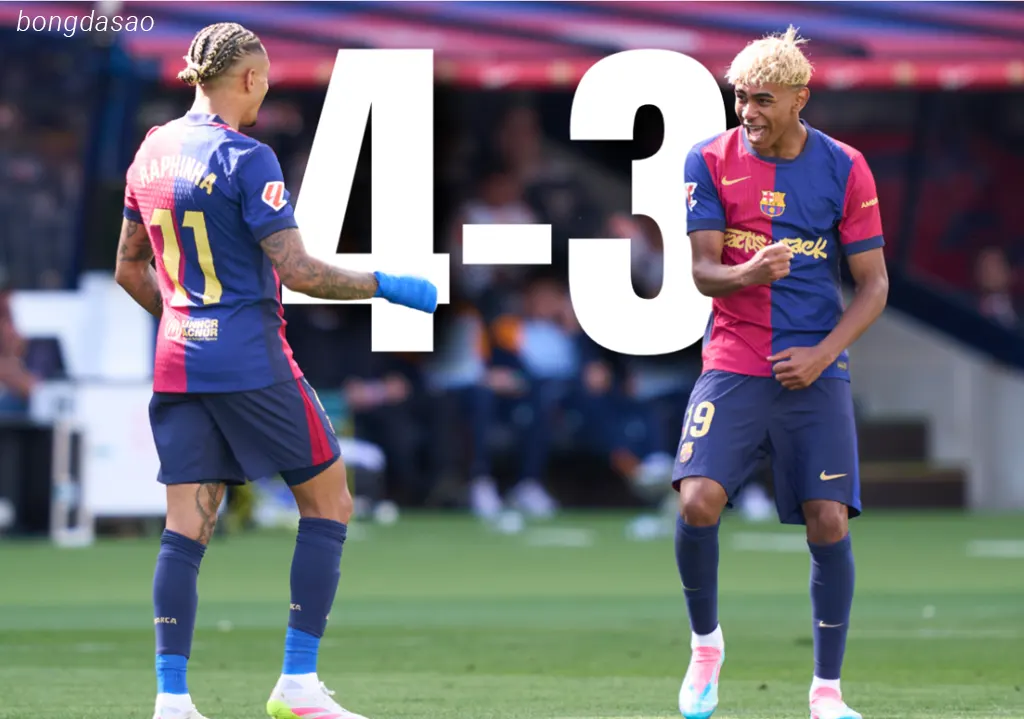 Kết quả vòng 35 La Liga: Barcelona tiến sát ngôi vương