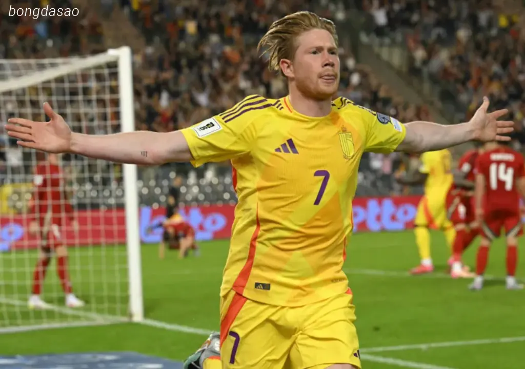 Kết quả bóng đá ngày 10/06: De Bruyne giúp Bỉ hạ Wales