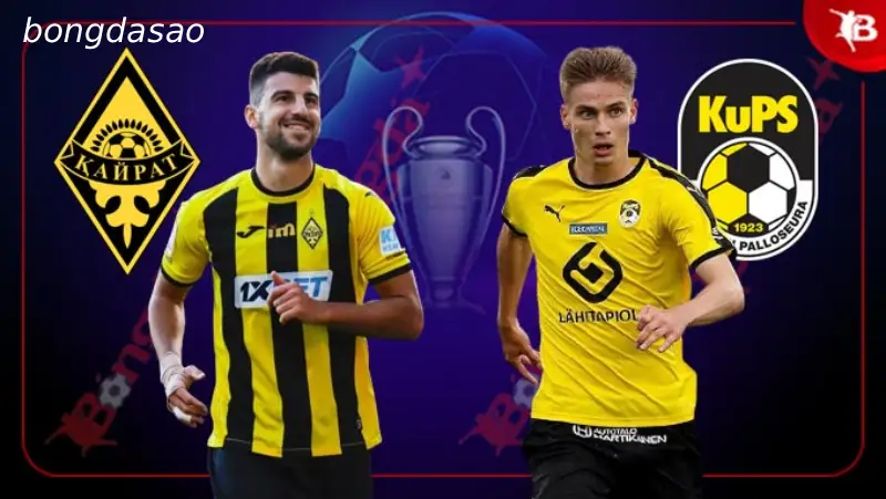 Soi kèo Kairat vs KuPS, 22h00 ngày 29/07, VL Champions League,