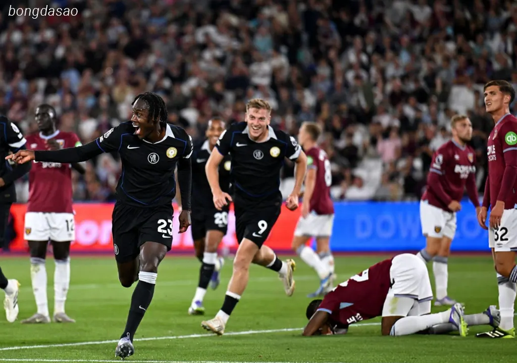 Kết quả bóng đá ngày 23/08: West Ham vs Chelsea