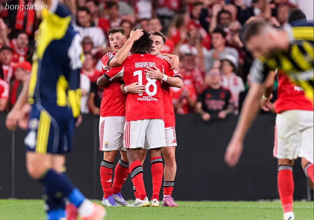 Kết quả bóng đá ngày 28/08: Benfica vs Fenerbahce