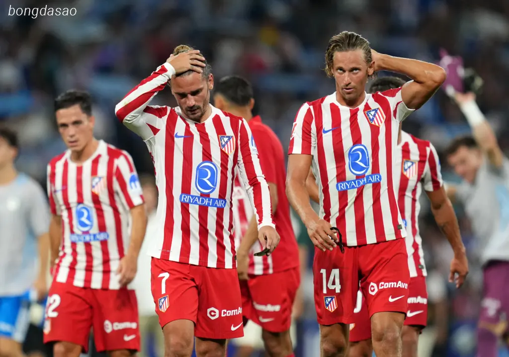 Atletico Madrid gây thất vọng